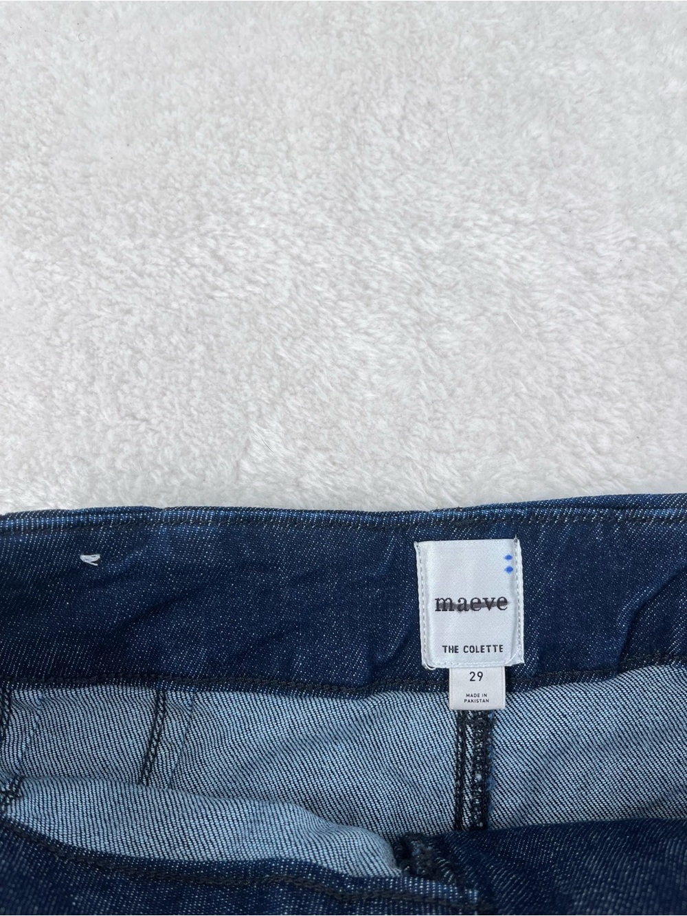 Maeve Colette Whipstitch High-Rise Wide-Leg Cropped Jeans - Picture 8 of 11